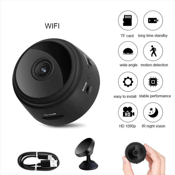 Cámara de Seguridad Discreta WiFi 1080P