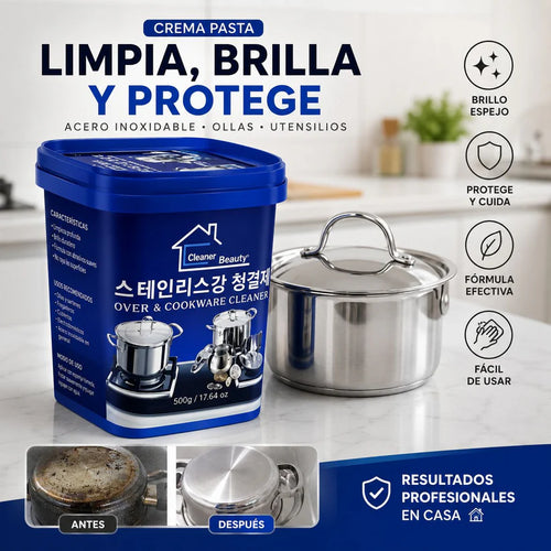 Pasta Limpiadora Ollas Acero Inoxidable